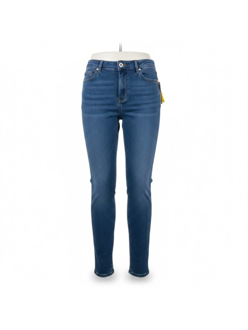H&M Womens Cotton Stretch High-Waist Skinny Jeans Full-Length Size 10 / EUR 42
